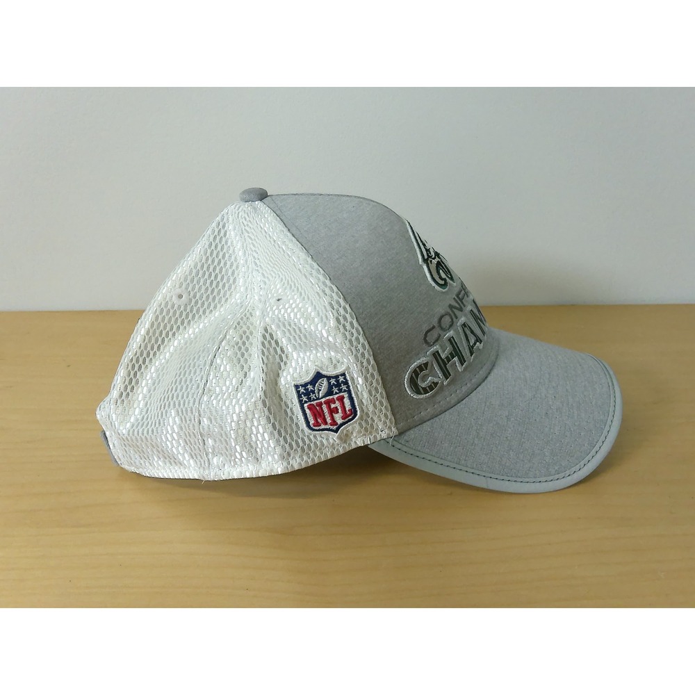 Philadelphia Eagles Conference Champions Super Bowl LII Hat Gray New Era 9FORTY - Picture 4 of 6